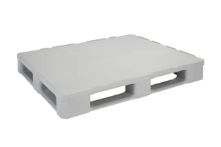 Cleanroompallet 1200 x 1000 x 160 gesloten dek 5 onderlatten heavy – Foto 1