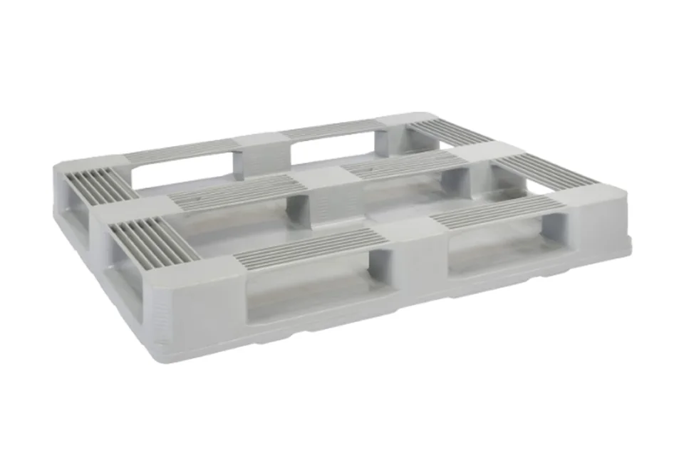 Cleanroompallet 1200 x 1000 x 160 gesloten dek 5 onderlatten heavy – Foto 2