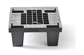 Displaypallet 600 x 400 x 155 open dek 4 pootjes medium – Foto 3