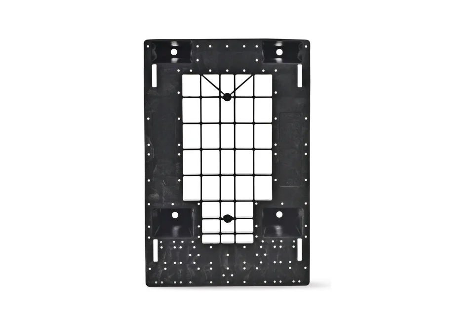 Displaypallet 600 x 400 x 155 open dek 4 pootjes medium – Foto 4