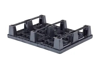 Displaypallet 800 x 600 x 145 open dek 3 onderlatten light – Foto 2
