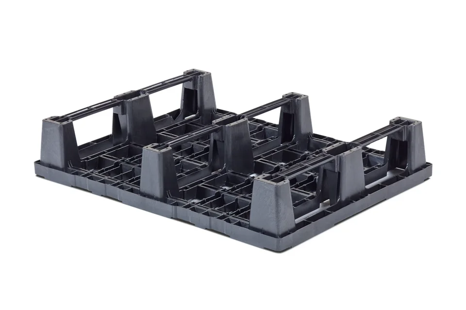 Displaypallet 800 x 600 x 145 open dek 3 onderlatten light – Foto 2