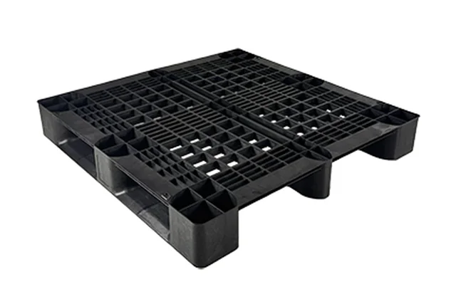 Kunststof pallet 1100 x 1100 x 150 open dek 3 onderlatten medium