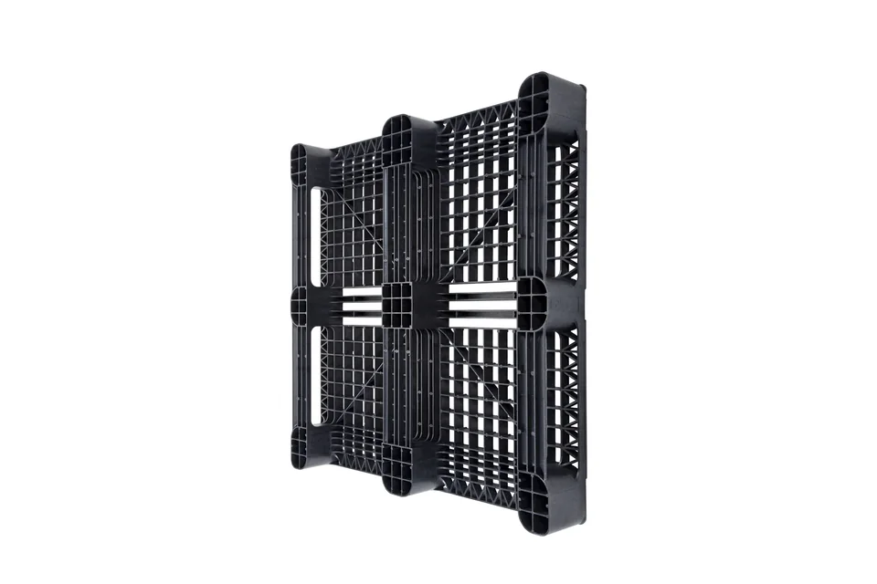 Kunststof pallet 1140 x 1140 x 156 open dek 6 onderlatten medium – Foto 3