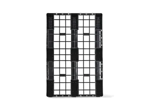 Kunststof pallet 1140 x 760 x 158 open dek 3 onderlatten light – Foto 4