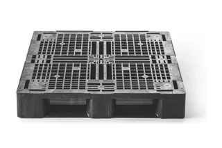 Kunststof pallet 1200 x 1000 x 158 open dek 6 onderlatten heavy – Foto 3