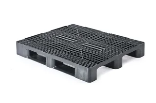 Kunststof pallet 1200 x 1000 x 160 open dek 3 onderlatten heavy – Foto 1