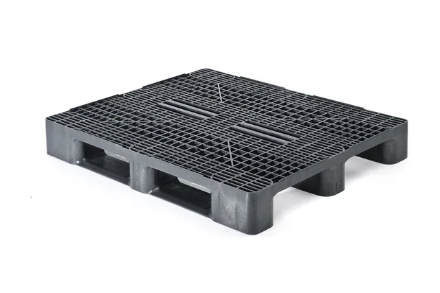 Kunststof pallet 1200 x 1000 x 160 open dek 3 onderlatten heavy