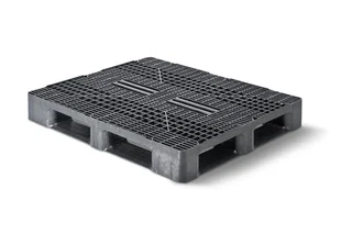 Kunststof pallet 1200 x 1000 x 160 open dek 5 onderlatten heavy – Foto 1