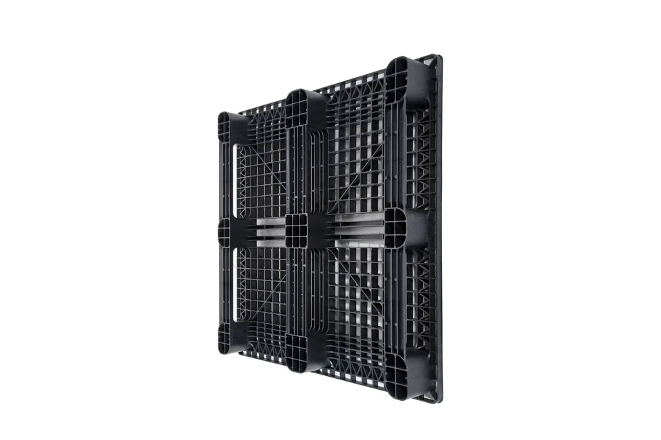 Kunststof pallet 1200 x 1200 x 156 open dek 3 onderlatten medium – Foto 3