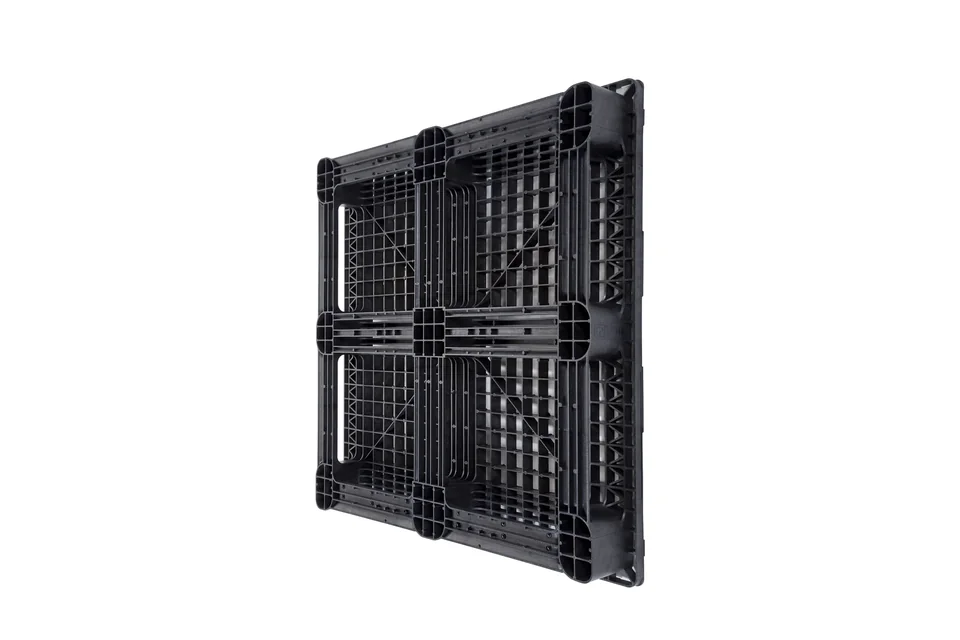 Kunststof pallet 1200 x 1200 x 156 open dek 6 onderlatten medium – Foto 3