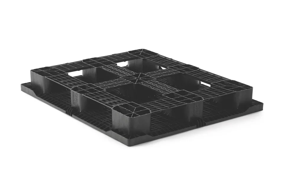Kunststof pallet 1300 x 1100 x 158 gesloten dek 6 onderlatten heavy – Foto 2