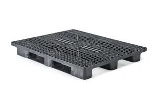 Kunststof pallet 1300 x 1100 x 160 open dek 3 onderlatten heavy – Foto 1